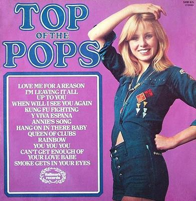 LP Record UNKNOWN ARTIST - Top Of The Pops Vol. 40 SHM875 Hallmark Record 1974 UK Rock Used