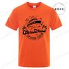 Fashion Women Christmas Crew TShirt Clothes Fashion Short Sleeve Christmas Clothing Vintage Tops Tees Casual Santa Streetwear