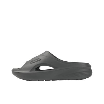 Bequeme Modische Einfache Rutschfeste Langlebige Badeschuhe Herrenschuhe Dunkelgrau LNXV950-2