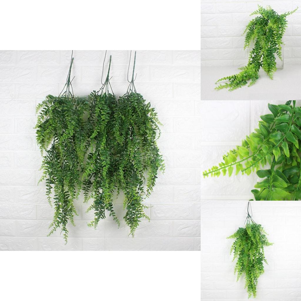 Imitation Plant Wall Decoration With Pteridium Latiusculum For Wedding Home And Event Styling