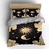 "Sun Moon Star Themed Artwork 3PC" Multiple sizes kid's and adults' bedroom Exquisite 3PC bedding set gift