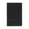 COACH ogo embossed ultra-thin half-fold leather wallet mini men's black black