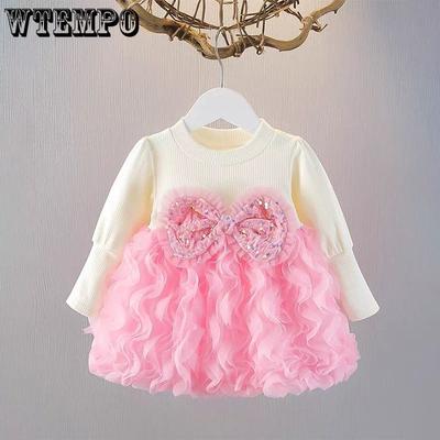 Meisjesjurk Eenjarige Jurk Baby Meisjes Taartjurk Kinderen Meisje Prinses Modieuze Jurk
