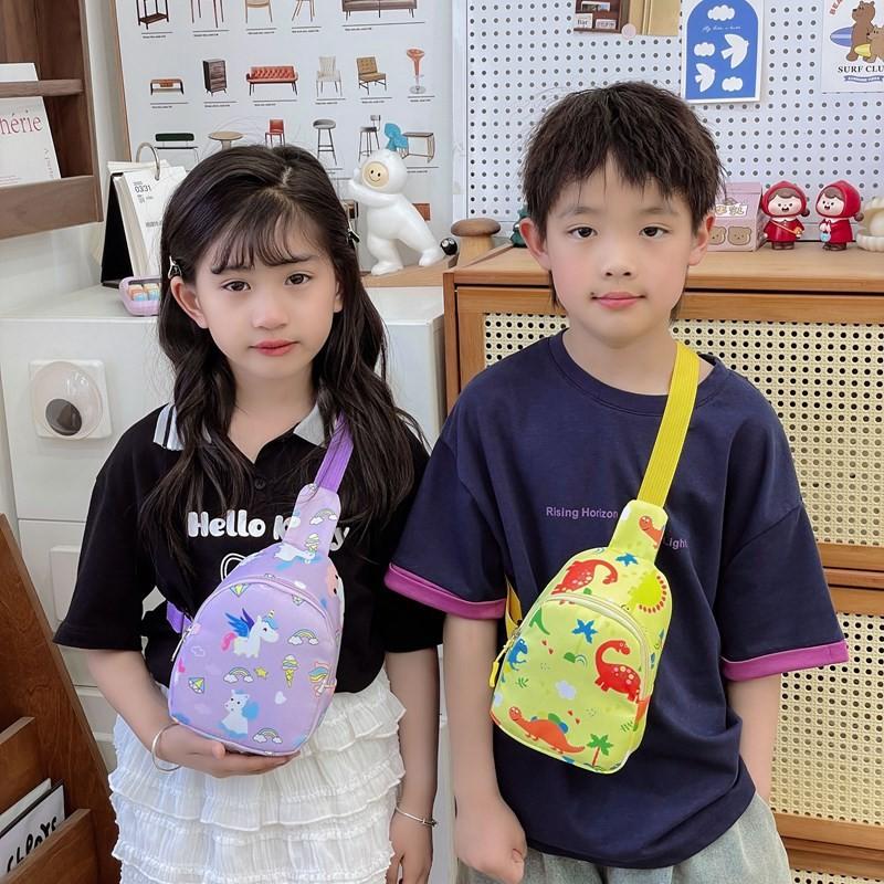 Unicorn Cartoon Dinosaur Spider Pattern Children Shoulder Bag School For