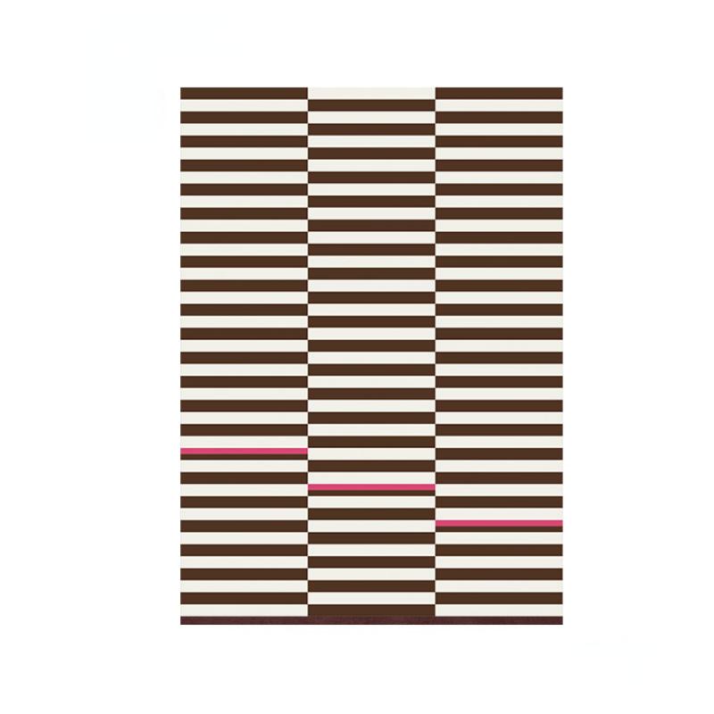 

Модный декоративный ковер в черно-белую полоску, легкий роскошный ковер, современный коврик для гостиной, диван, простой декор для спальни, ковер 40X60cm-16x24in