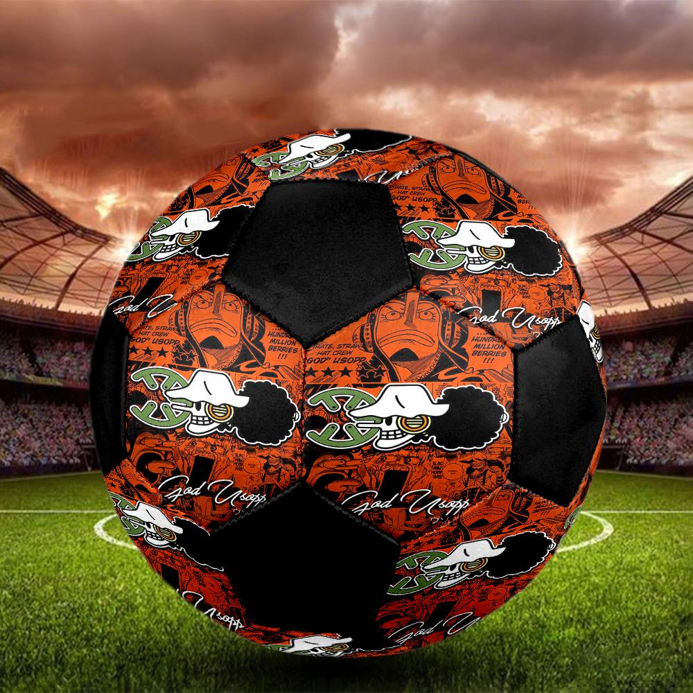 1pc Anime One Piece Football Soccer Ball Size 5 Indoor Soccer Ball Fashion Colorful  Backyard Game -Great For Sports Fans Gift HE54