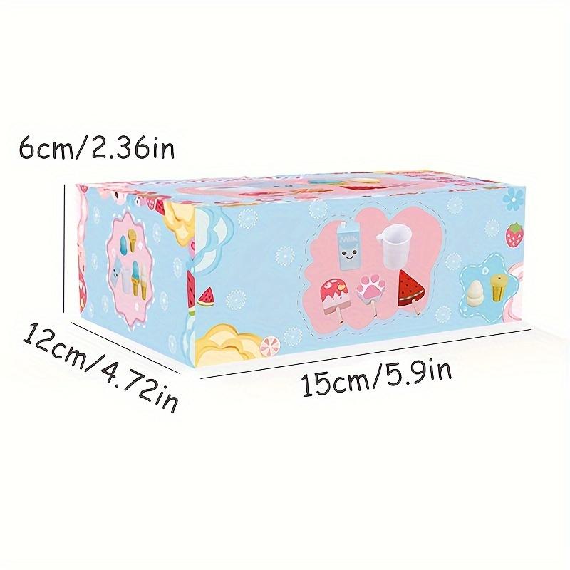 Wooden Ice Cream Playset Colorful Pretend Play Food for Youngsters, Includes Ice Cream Cones, Popsicles, and Milk Carton, Ice Cream Party Decorations