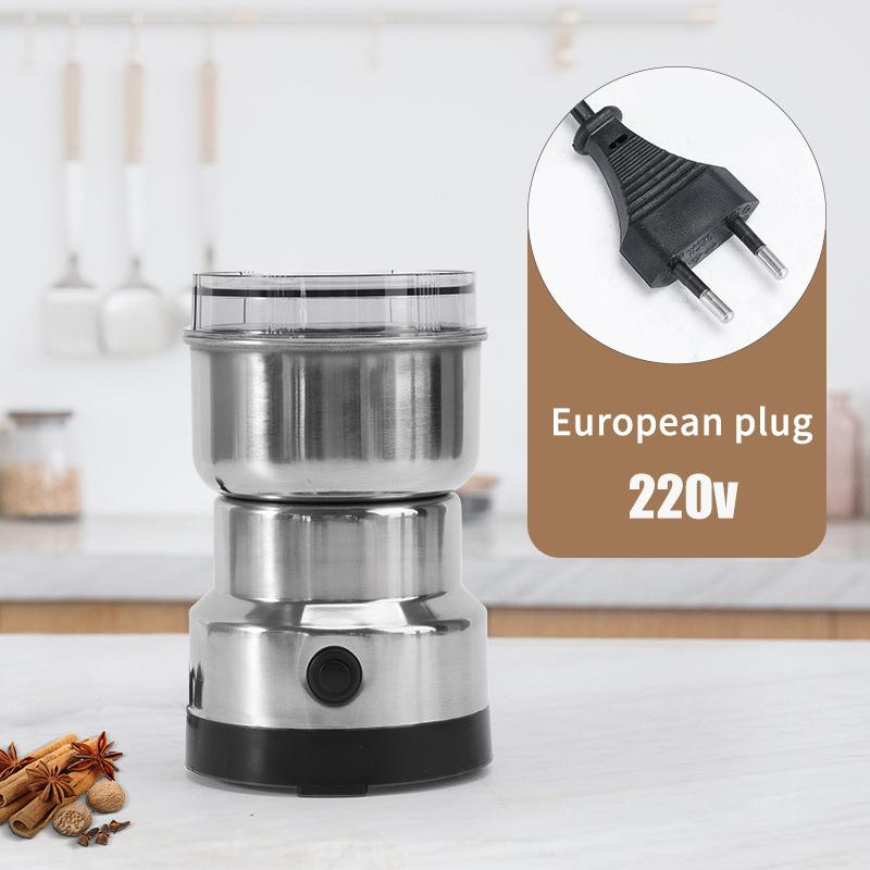 One-Touch Control Electric Coffee Grinder Stainless Steel Fast Grinding Mill Suitable for Coffee Beans Spices Nuts Herbs