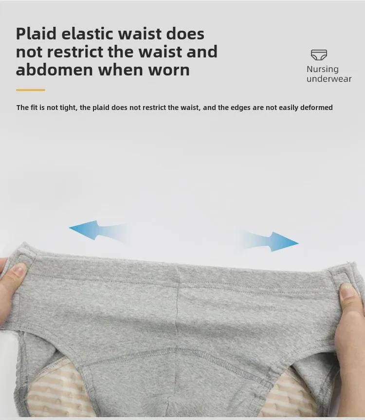 Washable Elderly Incontinence Underwear - Anti-Leak Bed-Rest Care Diaper 