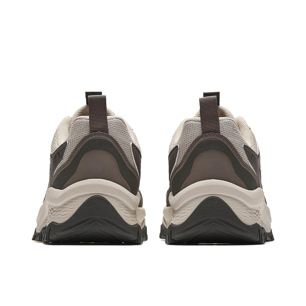 Anta Explore Mountain Simple Fashion Shock Absorption Non-Slip Waterproof Low-Top Hiking Shoes Men Hiking Shoes Brown 912545584-3