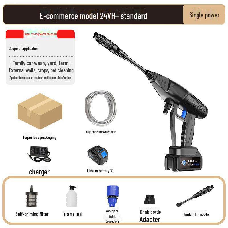 High-Voltage Portable Wireless Car Spray Gun