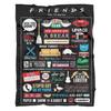 Giving Gifts As a Friend's Gesture Printed Blanket for Sofa Bed Travel Camping Living Room Office Conditioning Blanket