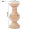 European Multi Styles Solid Wood Carved Furniture Foot Legs Cabinet Seat Feets Vintage Home Decoration Crafts Accessories