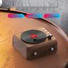 Retro Vinyl Record Player with Bluetooth & Subwoofer - Mini Wireless Desktop Ornament & Creative Gift Speaker