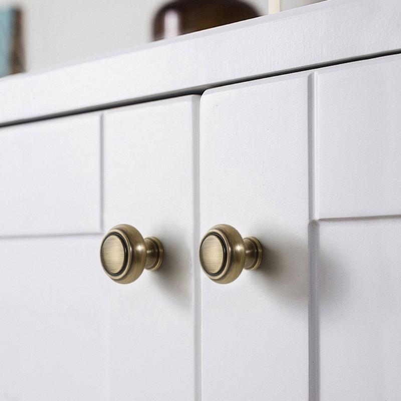Ergonomic Solid Brass Drawer Pulls Easy Installation Antique Cabinets Handle Upgrades for French Door Dressers Cupboards