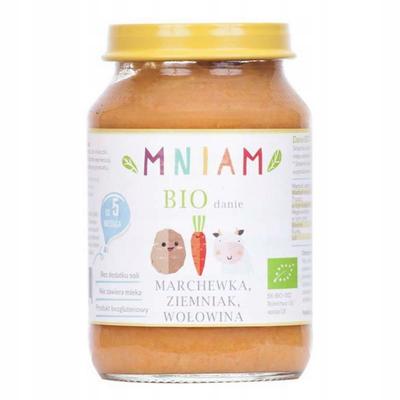 Carrot-potato-beef Dish ORGANIC 190 G YUM