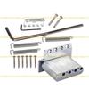 A1A2 Electric Guitar Tremolo Bridge Kit Guitar Tremolo Bridge System 4-String Cigar Box Guitar Replacement Parts Durable