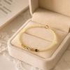 Waterproof Lucky Citrine Bracelet Beads Citrine Get Rich Bangle  Wedding Party Gift