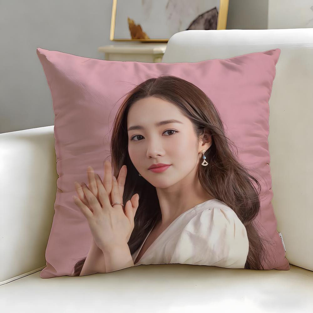 popular actress Park Min Young Cushion Cover Soft  EasyWash Pillow Case  Versatile for Couch Bed Travel and Office