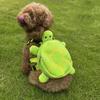 Hunde Rucksack No-Pull Haustier Geschirr Weste Schildkrötenform Selbstträger Metallreißverschluss Rucksack für Reisen Spaziergänge Camping Wandern