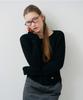 Pildeoseu See-Through Loose Fit Knit Black