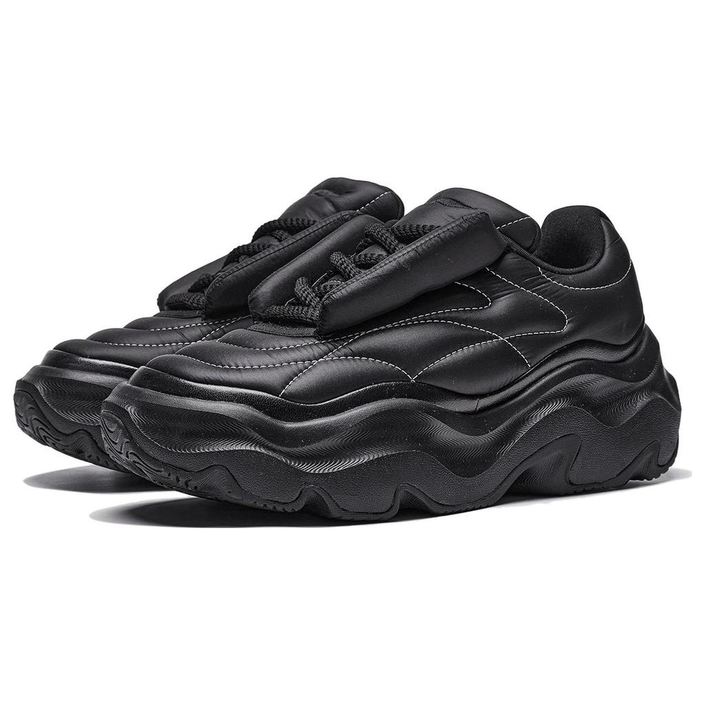 Li Ning Slip Resistant Abrasion Resistant Low top Casual Shoes Women's Black AZGT072-3