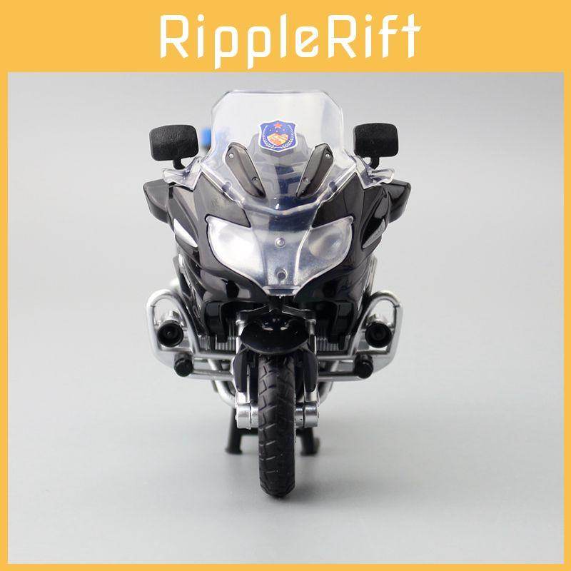 Alloy Bmw R1250 R T Police Motorcycle Model For Kids With Inertial Control And Shock Absorbers