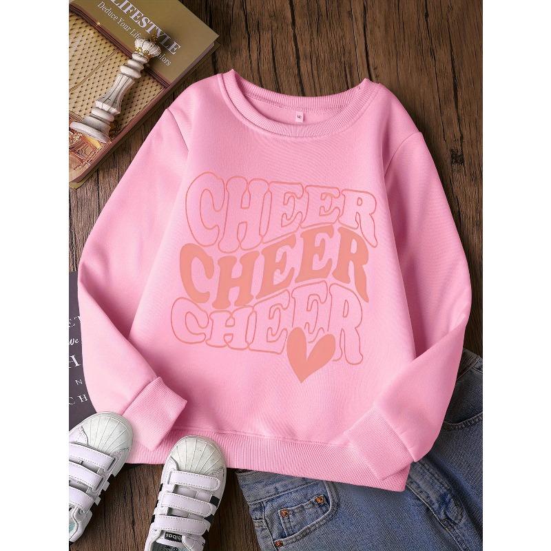 Kids Sweatshirt Stylish Round-Neck Sweatshirt, Casual Print Top, Kids' Fashion Casual Wear