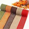 5M/Roll Burlap Ribbon 6cm Colorful Natural Jute Ribbon Jute Fabric Trims Ribbon for DIY Christmas Wrapping Crafts Wedding Decor