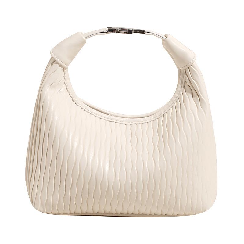 Geantă de mână stil străin pentru femei, trend, texturată, casual, geantă de umăr, culoare solidă, temperament, geantă mesager