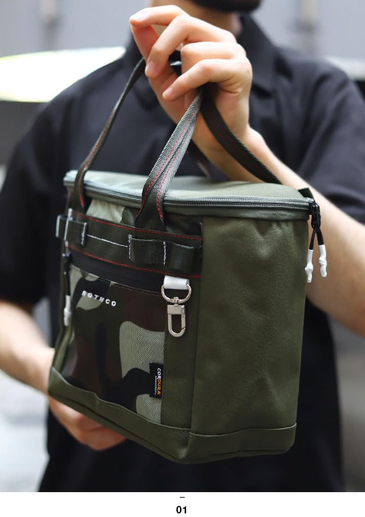 Adult ROTHCO Mini Tote Insulated Cooler Size 45058 [Authentic, B-Style] Bag, Bag, Small, Canvas, Nylon, Men's, F, Green,