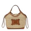 Beige Logo Decoration Tote Bag Dcba5e141i2