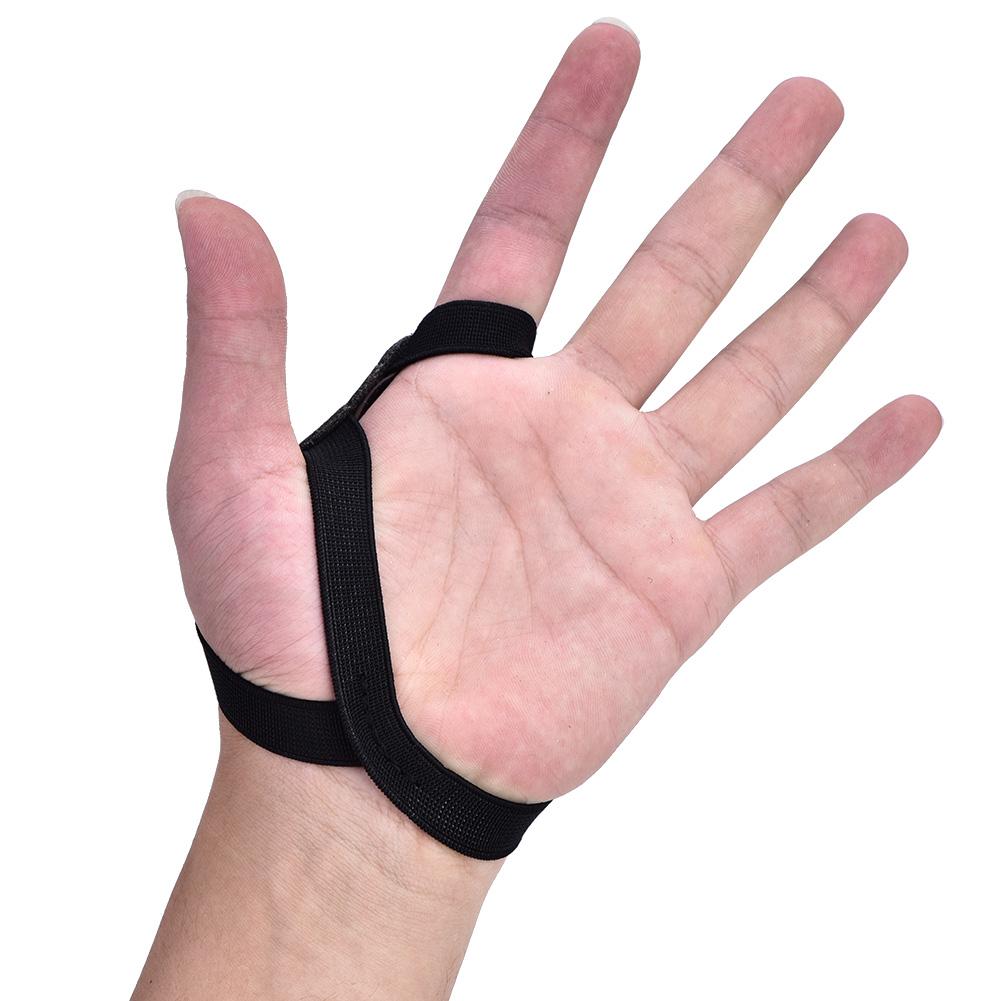 Bogen    y Linke Hand Schutz PU  ive Handschuhe Schießen  or(Schwarz)