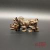 Large Ornament Pure Solid Carved Bull Tea Ceremony Copper Pet Antique Patina Small Rhino Copperware
