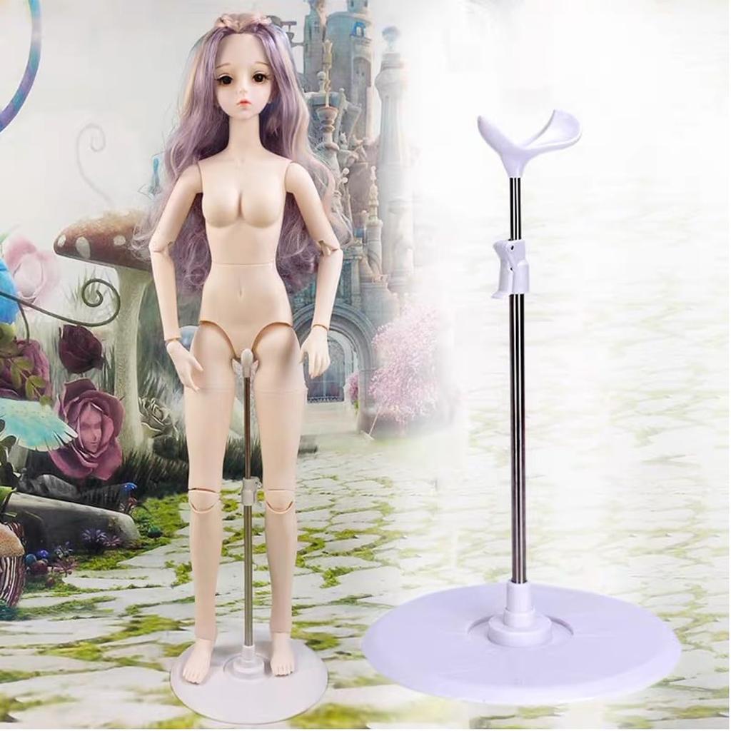 Stainless Steel Doll Stand with for BJD and SD Display Accessories Base, 1/3 Scale, Dolls, Stand,