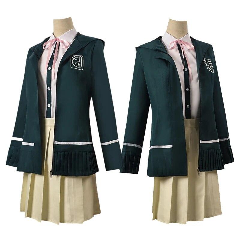 Uniforme De Lycéens Anime Recruté Anronpa Nanami ChiaKi Cosplay Costume, Veste À Manches Longues, Jupe Courte, Jupe Loli