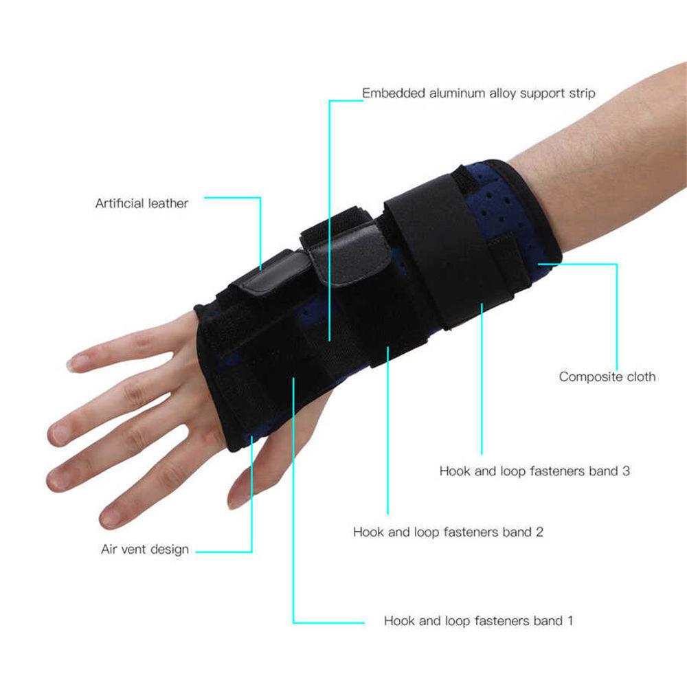 1Pcs Adjustable Wrist Support Splint Carpal Tunnel Wrist Brace Wrist Correction Brace for Pain Injuries Relief Correction Pain Relief