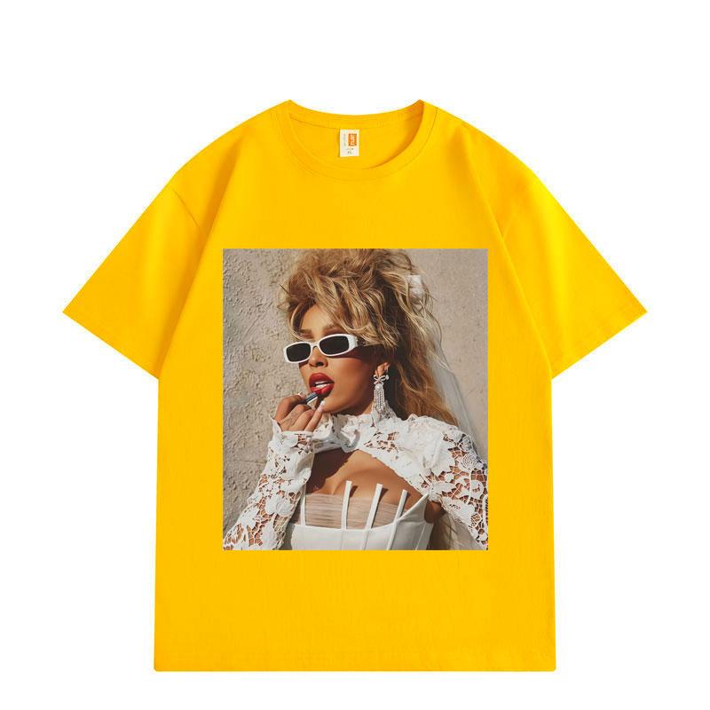 T-shirt Grafiche Rapper Doja Cat Uomo Donna Abbigliamento Moda Estetica Manica Corta T-shirt Estiva Casual Maglietta in Cotone