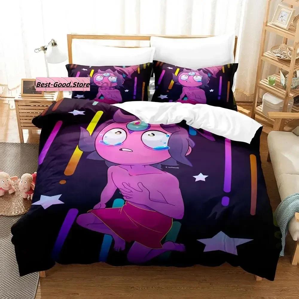 

The Midnight Gospel Paralel Bars Beding Set Single Twin Ful Quen King-Sized Dimensionsd Dimensions Bed Linen Set Aldult Kid Bedrom Duvetcover Sets 3D 135*200cm Eu-Single