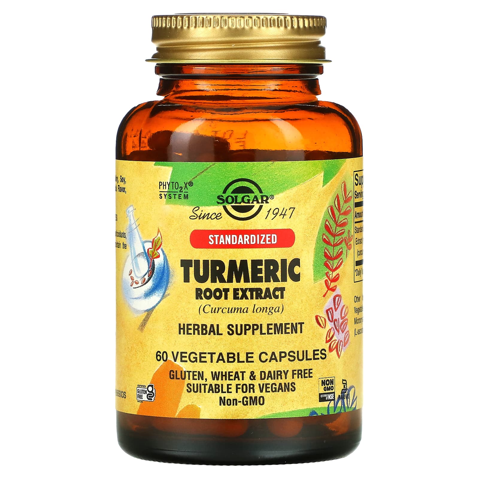 

Curcuma Root Extract, Veggie Capsules 60 (400Mg per Capsule)