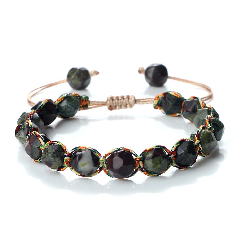 Bohemian Style Women'S Bracelet With Natural Tiger'S Eye, Jasper, And Amethyst; Men'S Bracelet, Yoga Accessory, Gift.