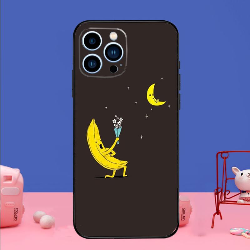

Cartoon Cute Fruit Yellow Banana Phone Case For iPhone 16 15 14 13 12 11 17 Pro Max Plus 12 13 mini 16e 17 Air Bumper Cover iPhone 11Pro MAX