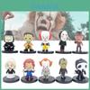Set mit 10 Horrorfilm-Charakteren PVC-Figuren Chucky, Joker, The Crow und mehr!