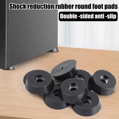 8/40 Stuks Rubberen Pads Vloerbeschermers Tafel Stoel Meubelpoot Beschermhoes Luidsprekerkast Onderkant Zwarte Tips Absorber Antislip Pakking