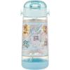 Skater Hirogaru Sky PreCure Water Bottle, 480ml Clear Bottle with Straw, for Kids, PDSH5-A