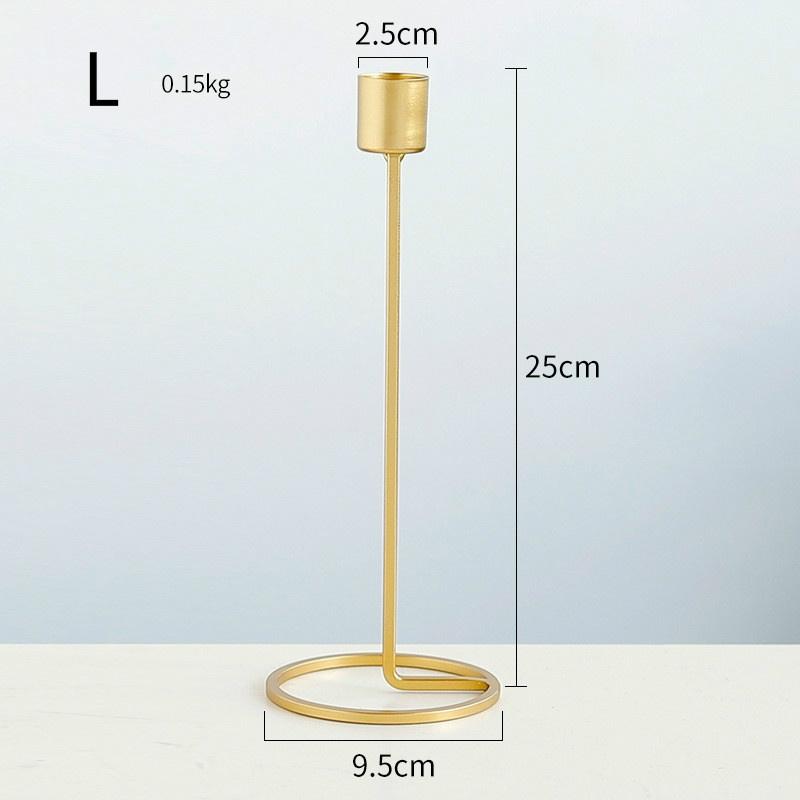 Xmas Candle Holder Candlestick Iron Craft Festival Party Decoration Ornament