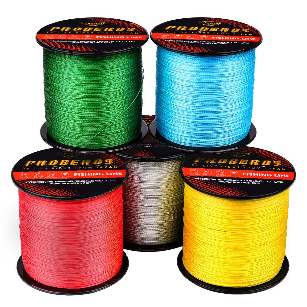 4-Strand 1000m Dyneema PE Braided Fishing Line for Rock and Sea Fishing