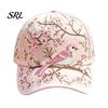 Artistic Printed Baseball Cap for Women, Embroidery Flower Bird Pattern Hat, Love Art Design Hat Adjustable Fit Gardening Sun Spring Summer Outdoors