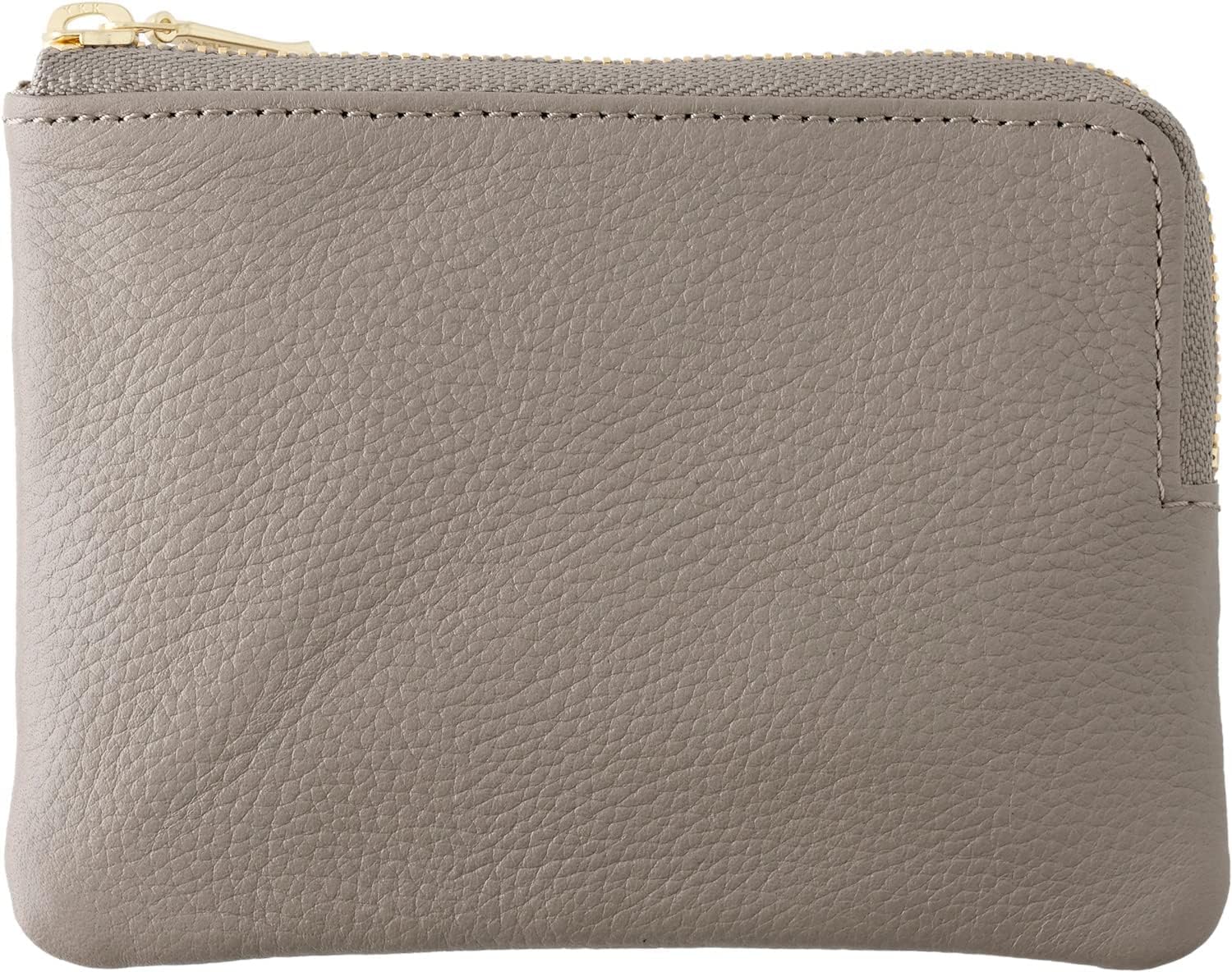 

OSL OP Card and Business Card Simple Slip-On Pouch, Greige, A-OSL-3602, Leather, Storage, Compact,