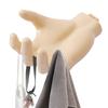 Resin Wall Hanger Self Adhesive Hand Shape Hanger Hook No Drilling Palm Shaped Hook Wall-Mounted Multifunctional for Home Office